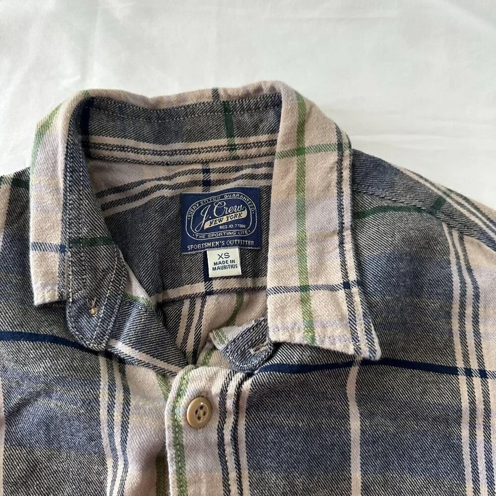 JCrew Flannel Button Down